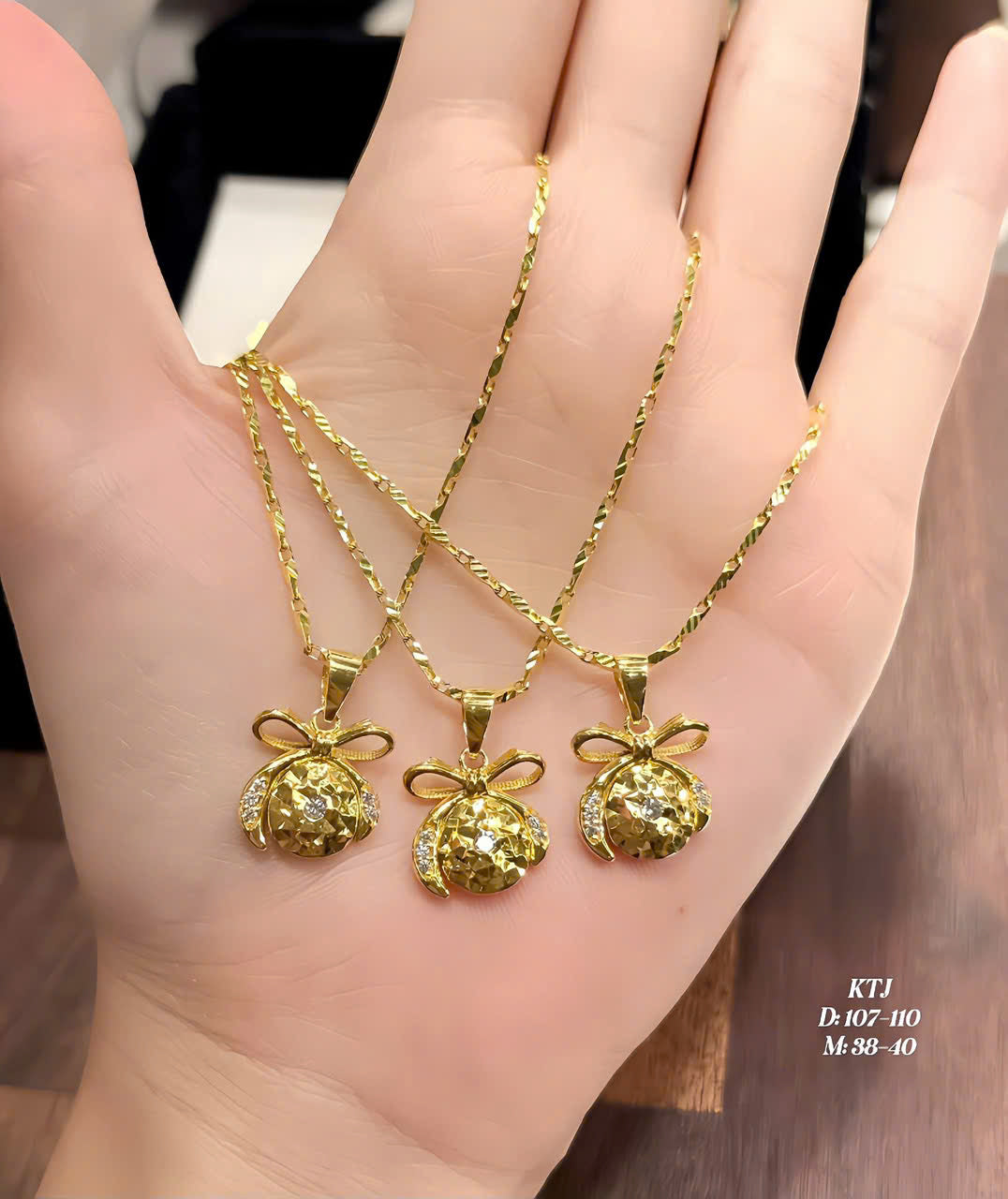 Dây chuyền vàng mặt Khánh Bình An