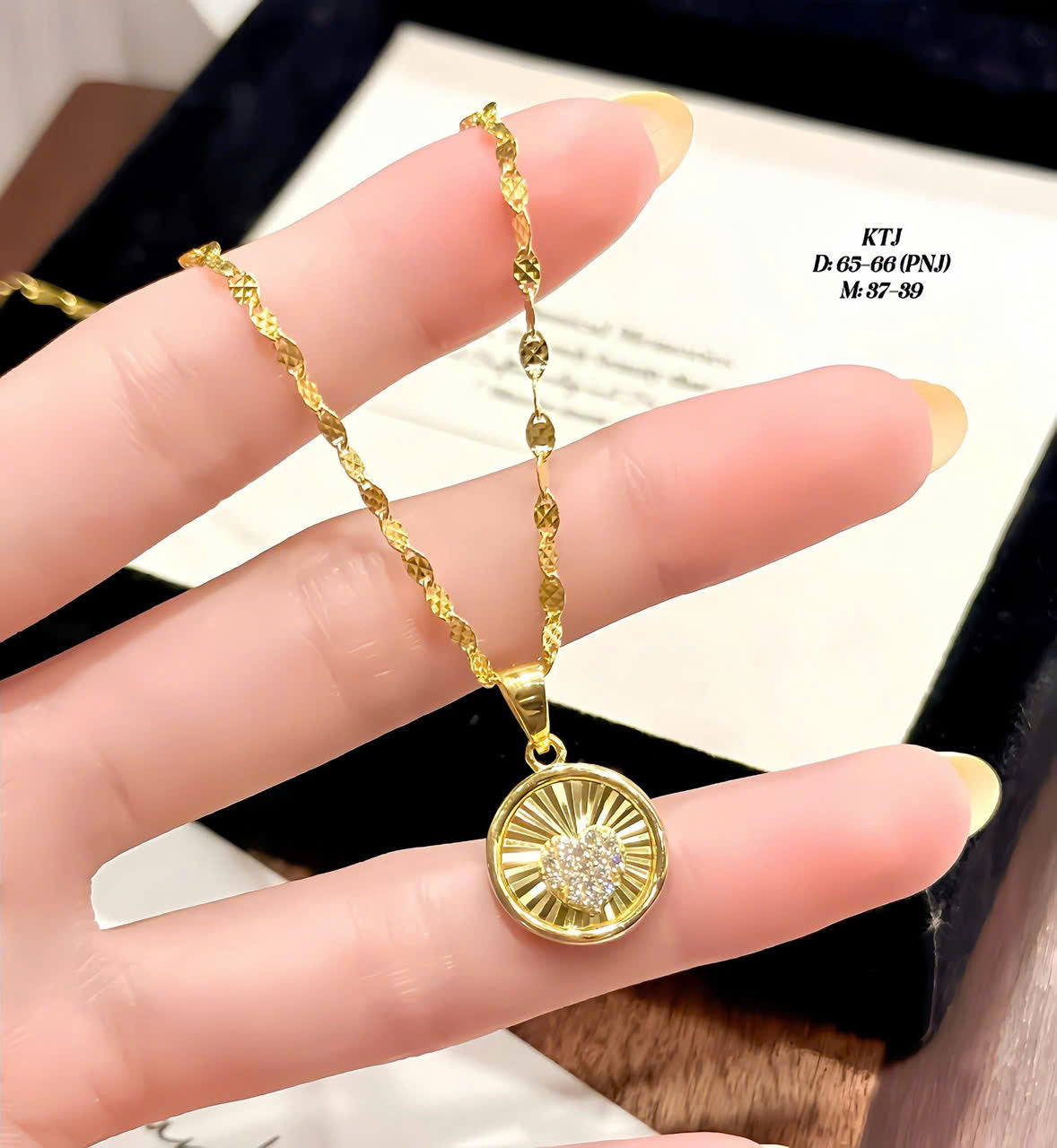 Dây chuyền vàng mặt Khánh Bình An