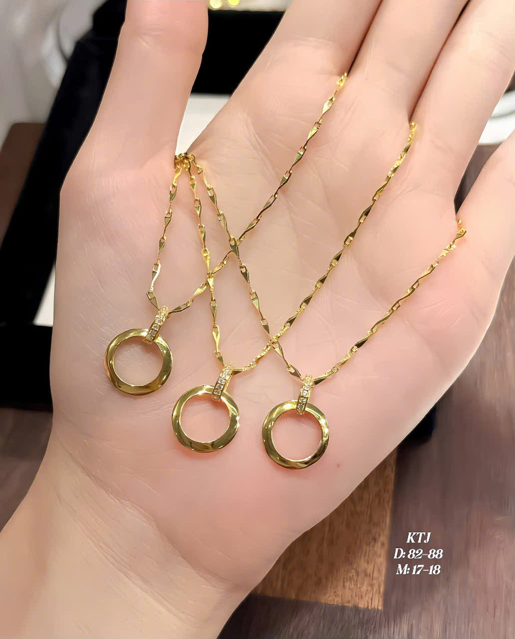 Dây chuyền vàng mặt Khánh Bình An