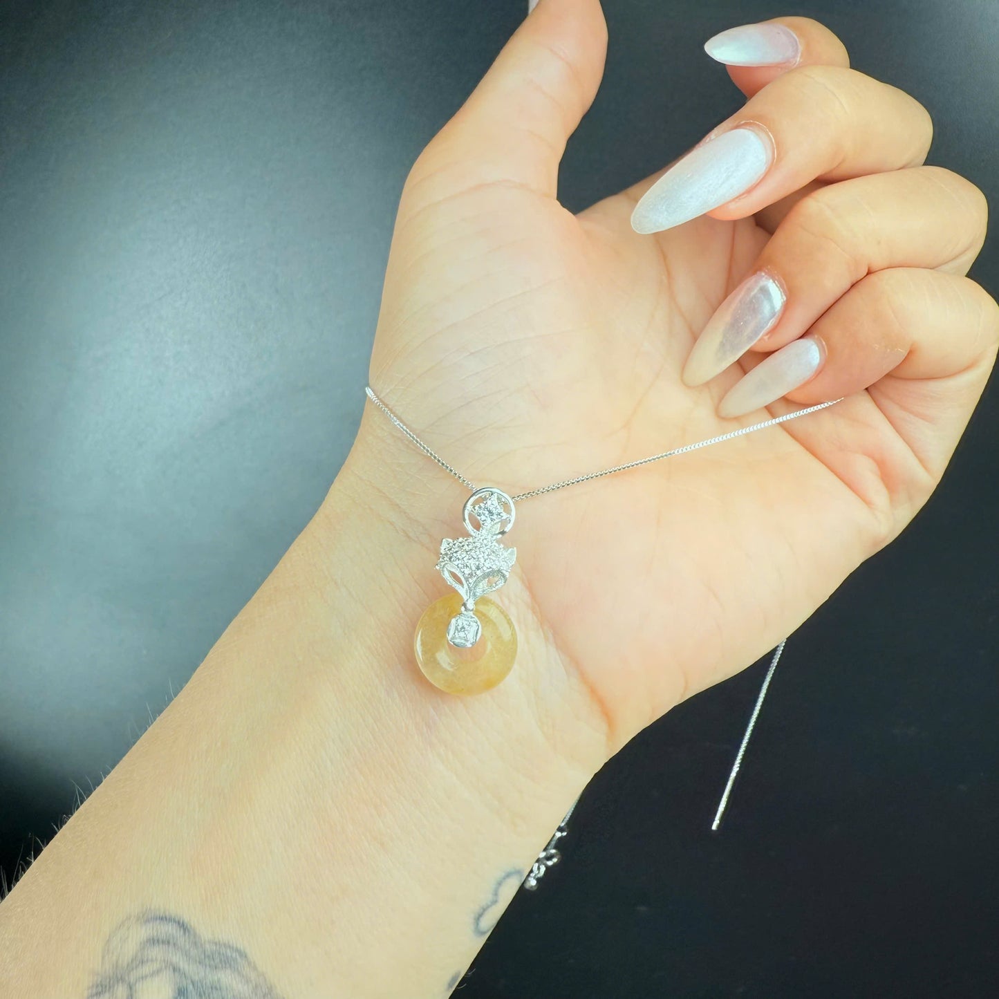 Lắc bạc hồ ly mix đồng điếu nhiều màu
