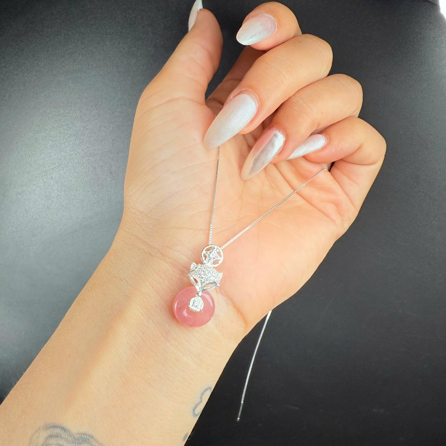 Lắc bạc hồ ly mix đồng điếu nhiều màu