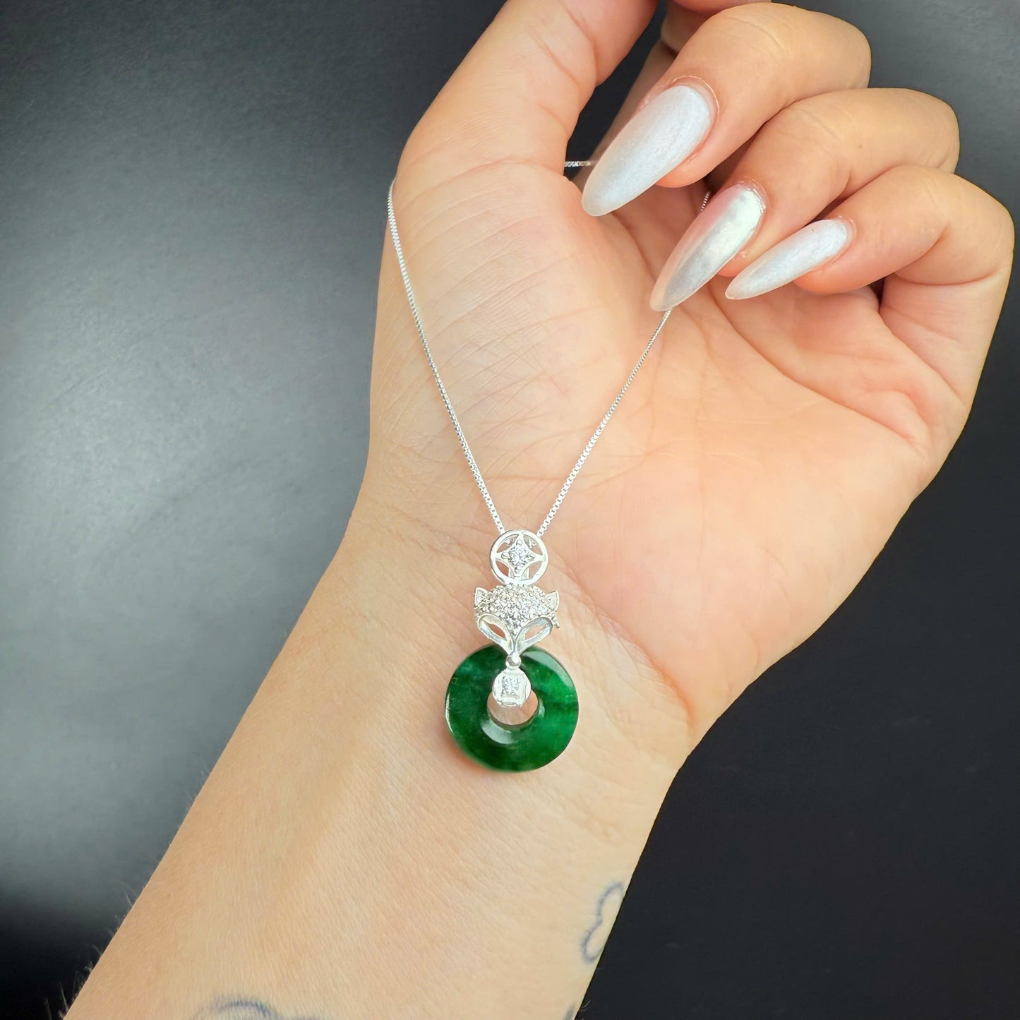 Lắc bạc hồ ly mix đồng điếu nhiều màu