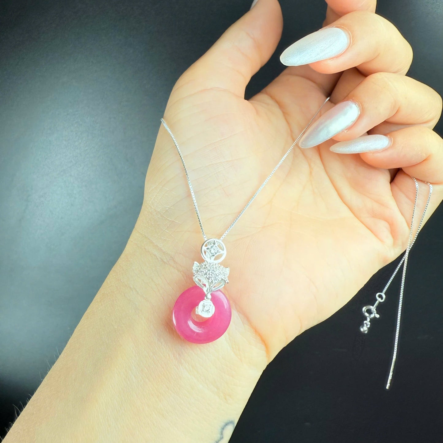 Lắc bạc hồ ly mix đồng điếu nhiều màu