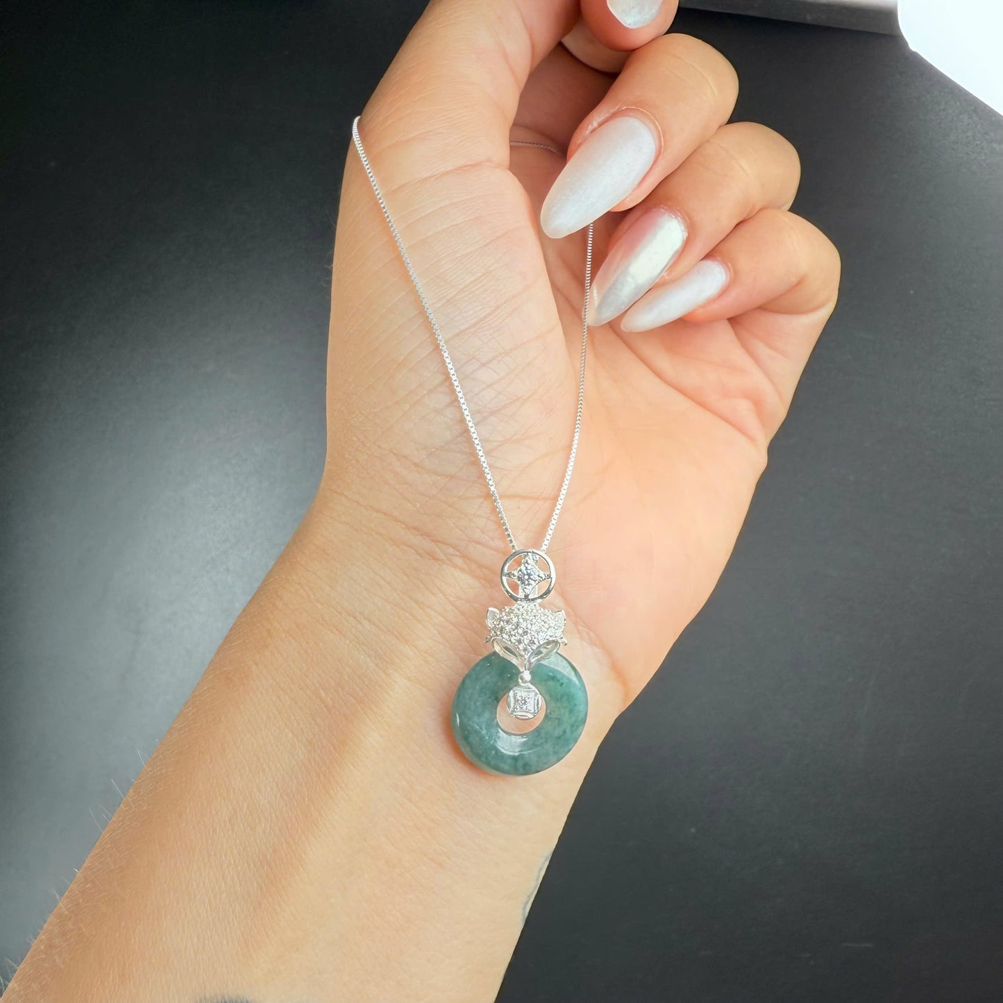 Lắc bạc hồ ly mix đồng điếu nhiều màu