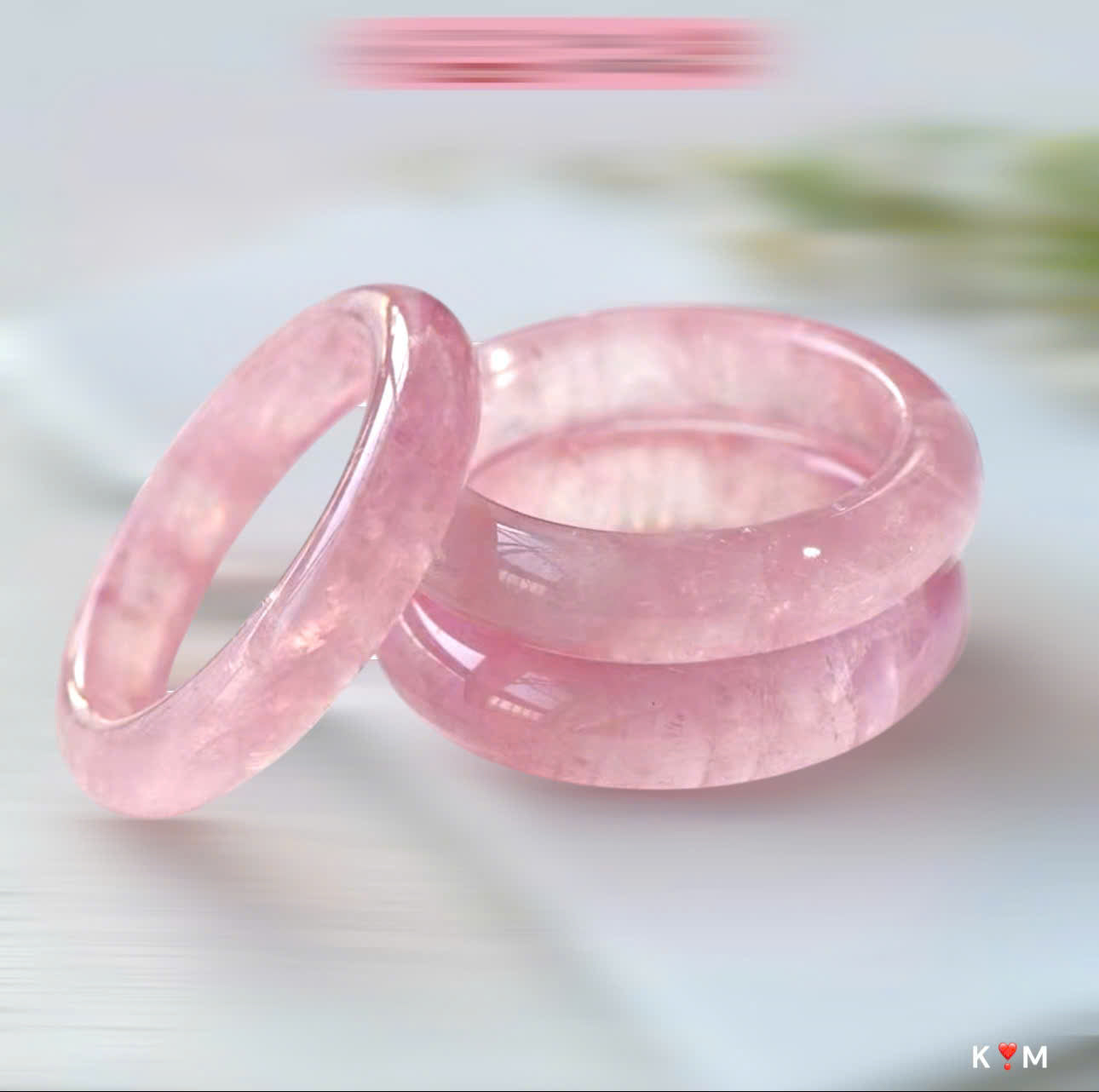 Vòng thạch anh hồng siêu ngọt ngào