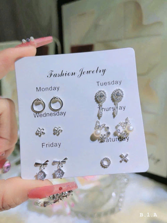 Khuyên tai bạc đeo êm không lo kích ứng