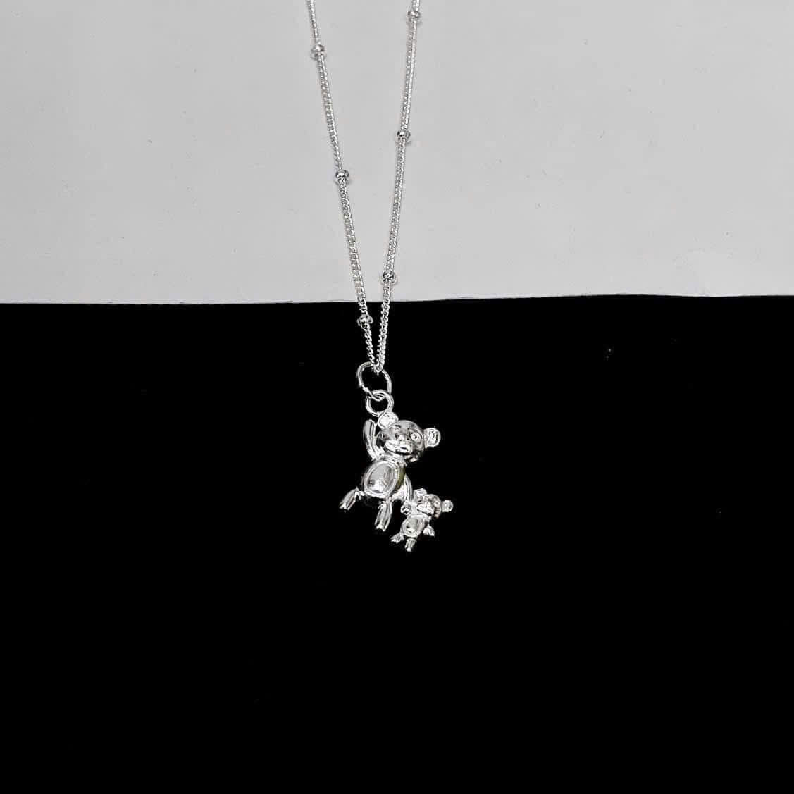 Dây chuyền bạc với mặt charm siêu dễ thương