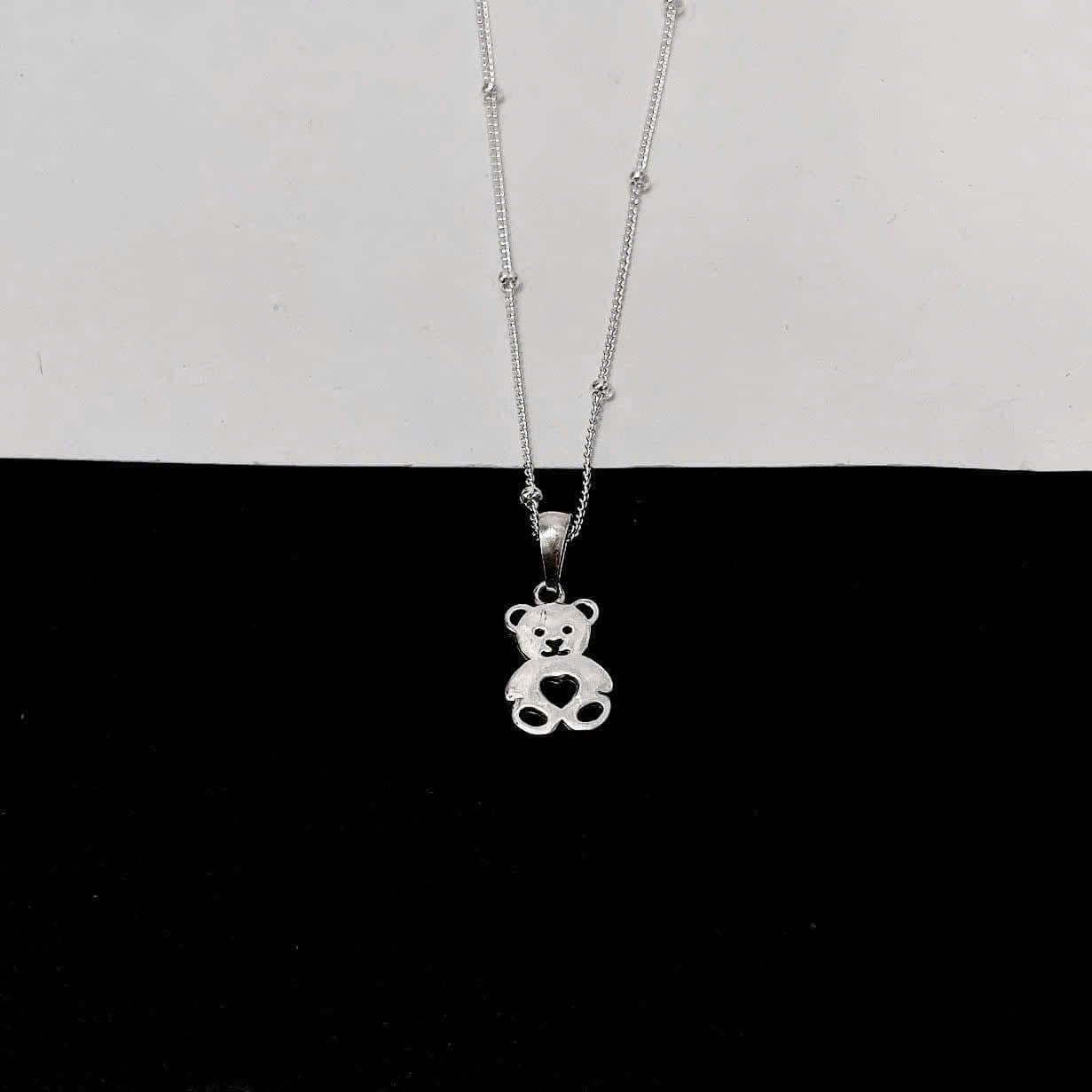 Dây chuyền bạc với mặt charm siêu dễ thương
