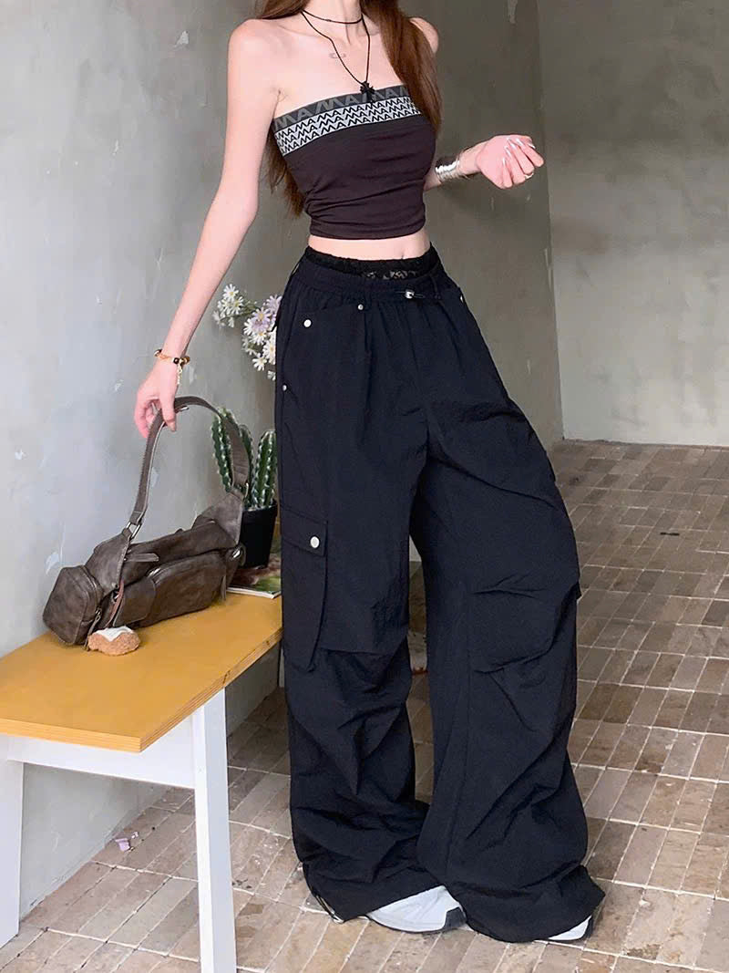 Quần túi hộp lưng chun siêu chất