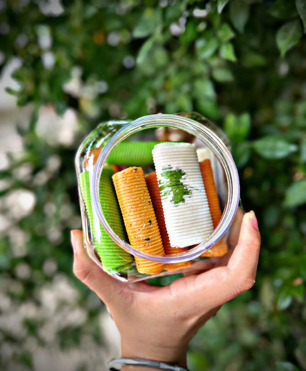 Bánh xếp kem ăn vặt tuổi thơ