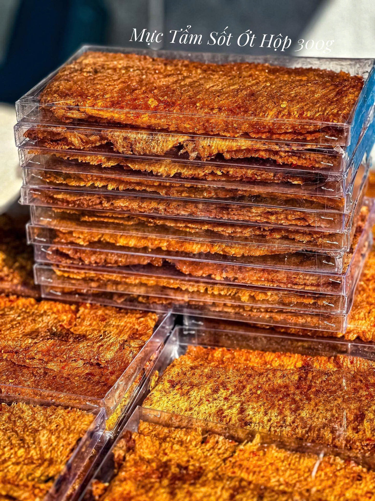 Mực tẩm sốt ớt hộp 300g