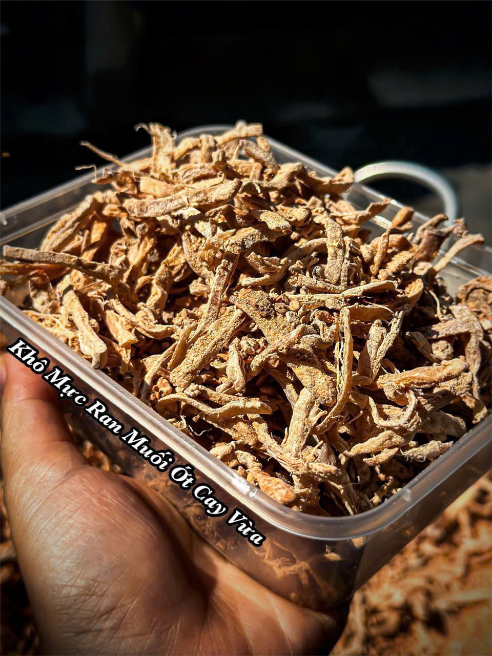 Khô mực rang muối ớt cay vừa