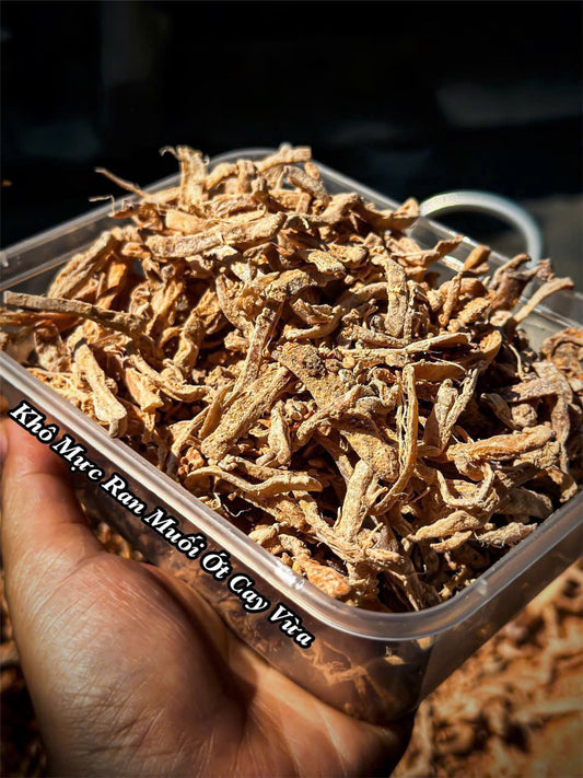 Khô mực rang muối ớt cay vừa