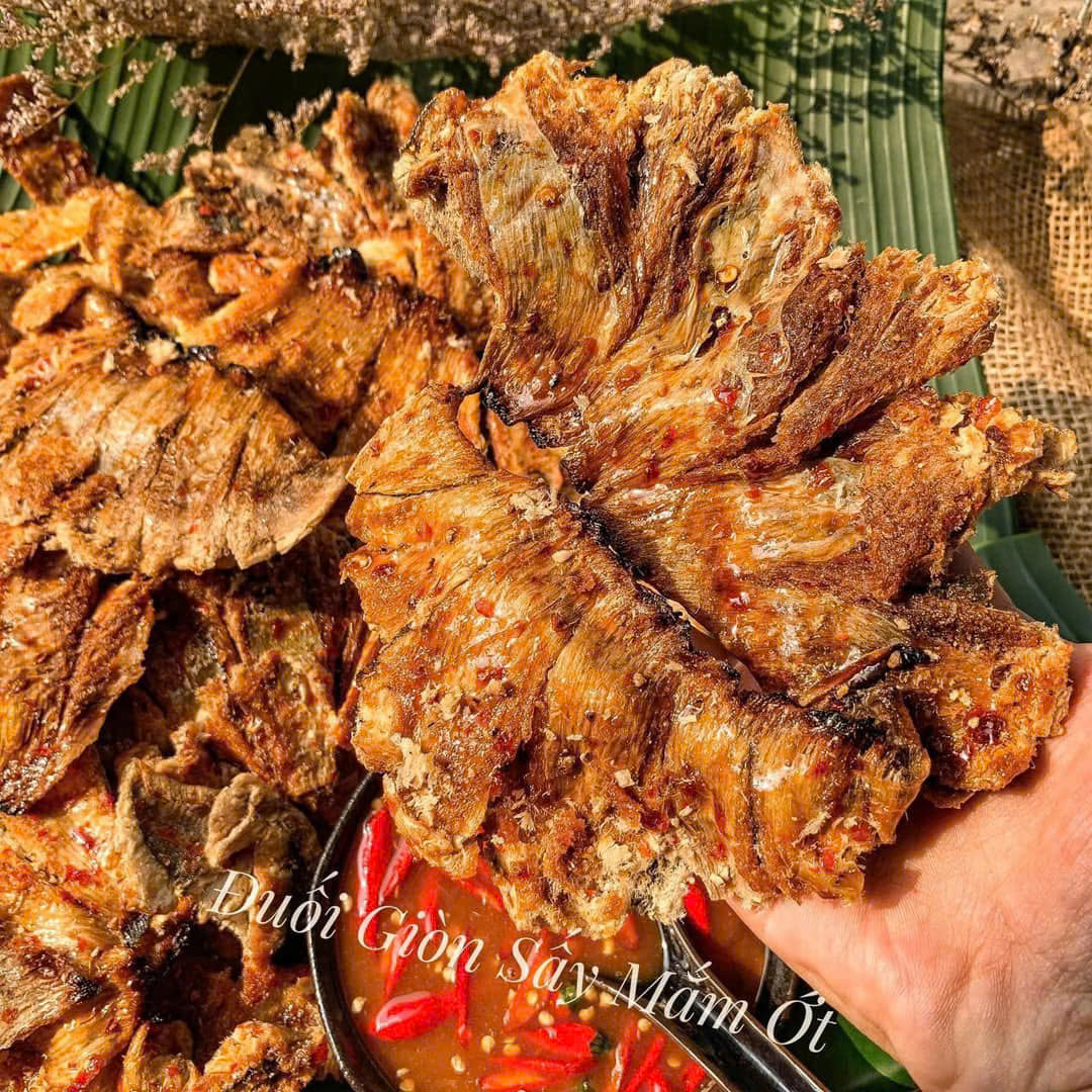 Khô đuối giòn sấy mắm ớt