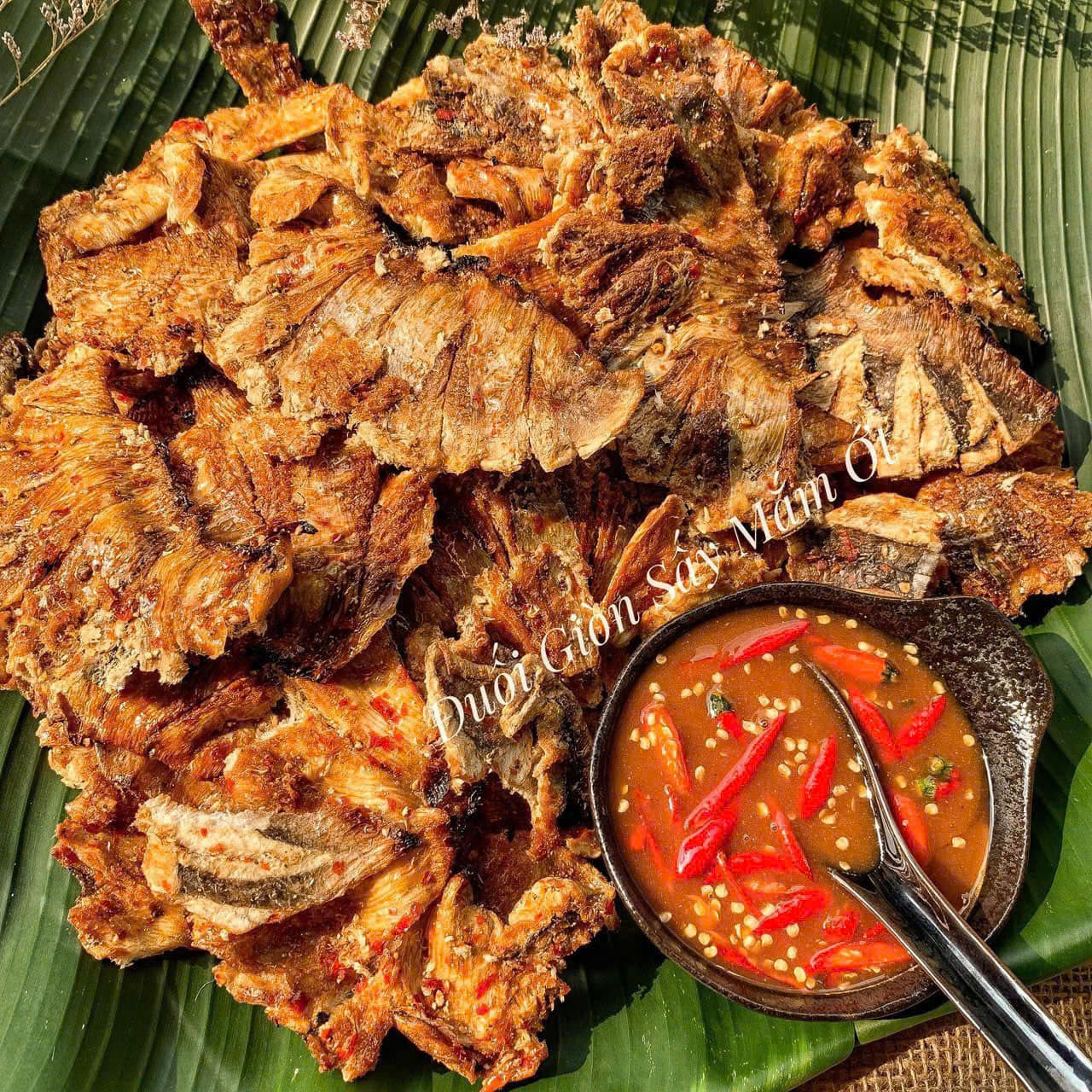 Khô đuối giòn sấy mắm ớt