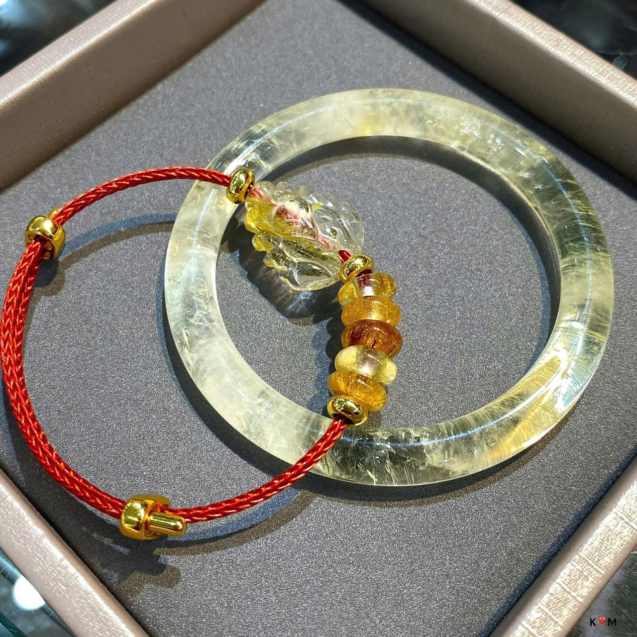 Combo lắc tay vàng 10K dành riêng cho nàng Kim và nàng Thủy