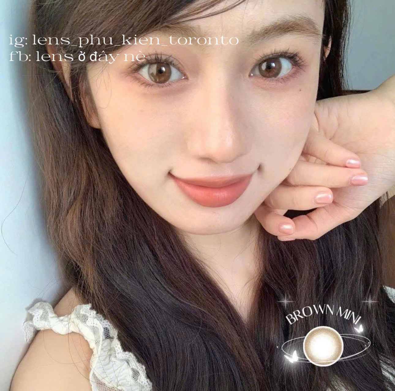Contact Lens - Brown Mini