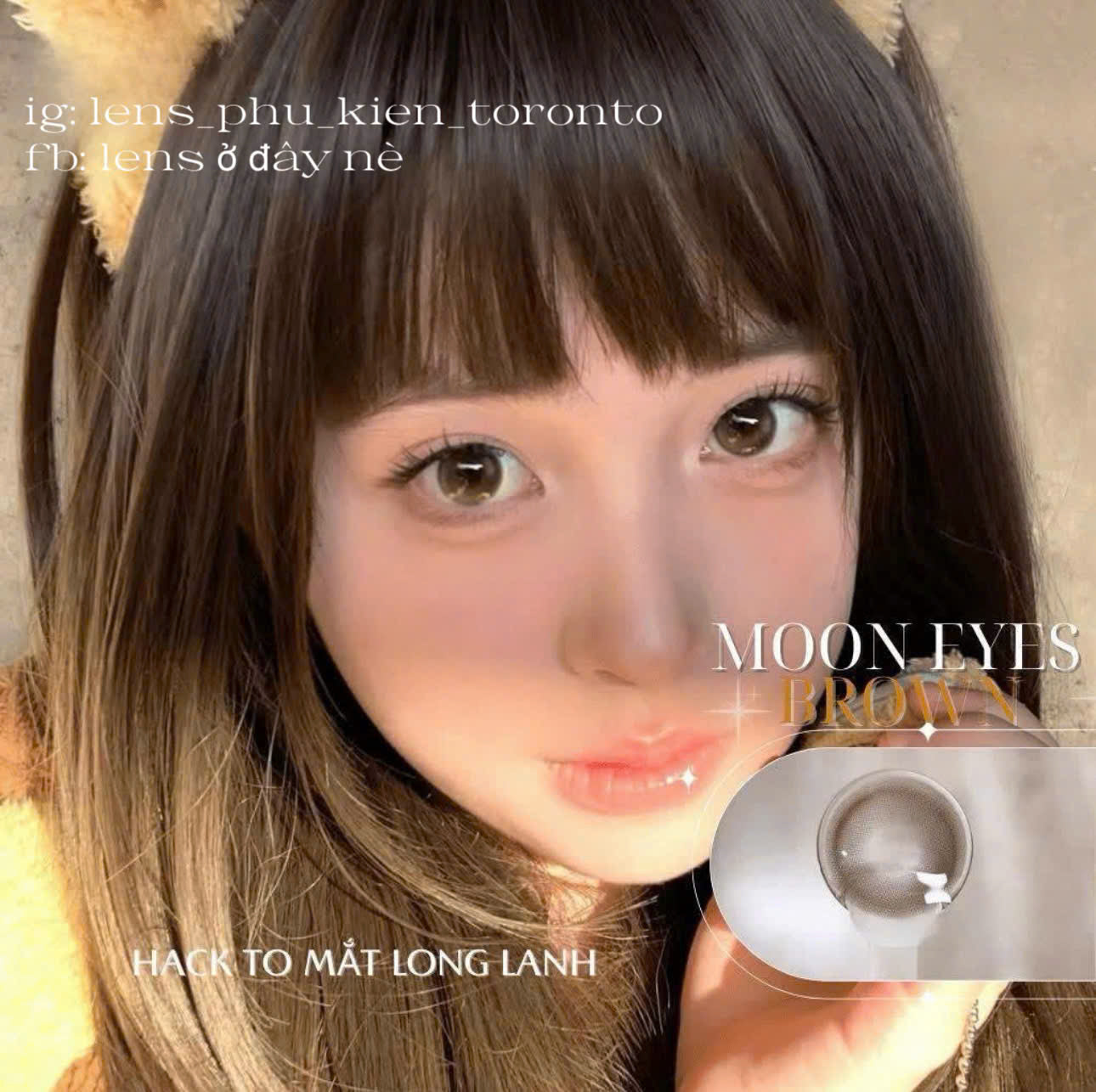 Contact Lens - Moon Eyes Brown