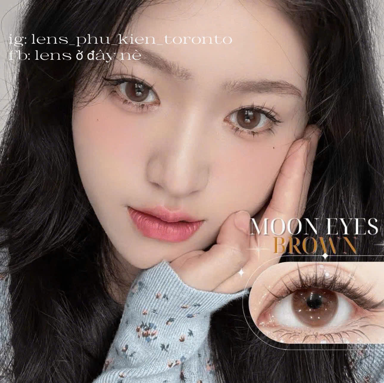 Contact Lens - Moon Eyes Brown