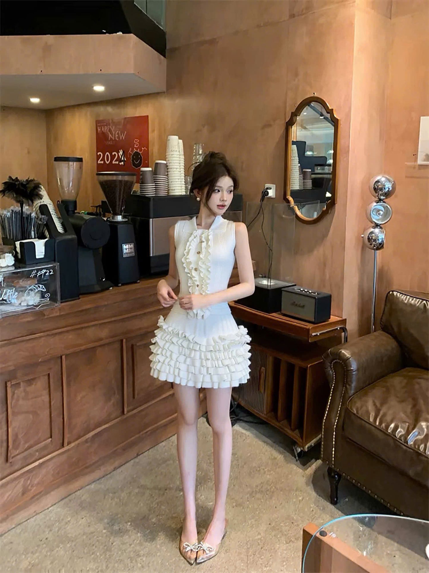 Đầm suông bèo sát nách thanh lịch