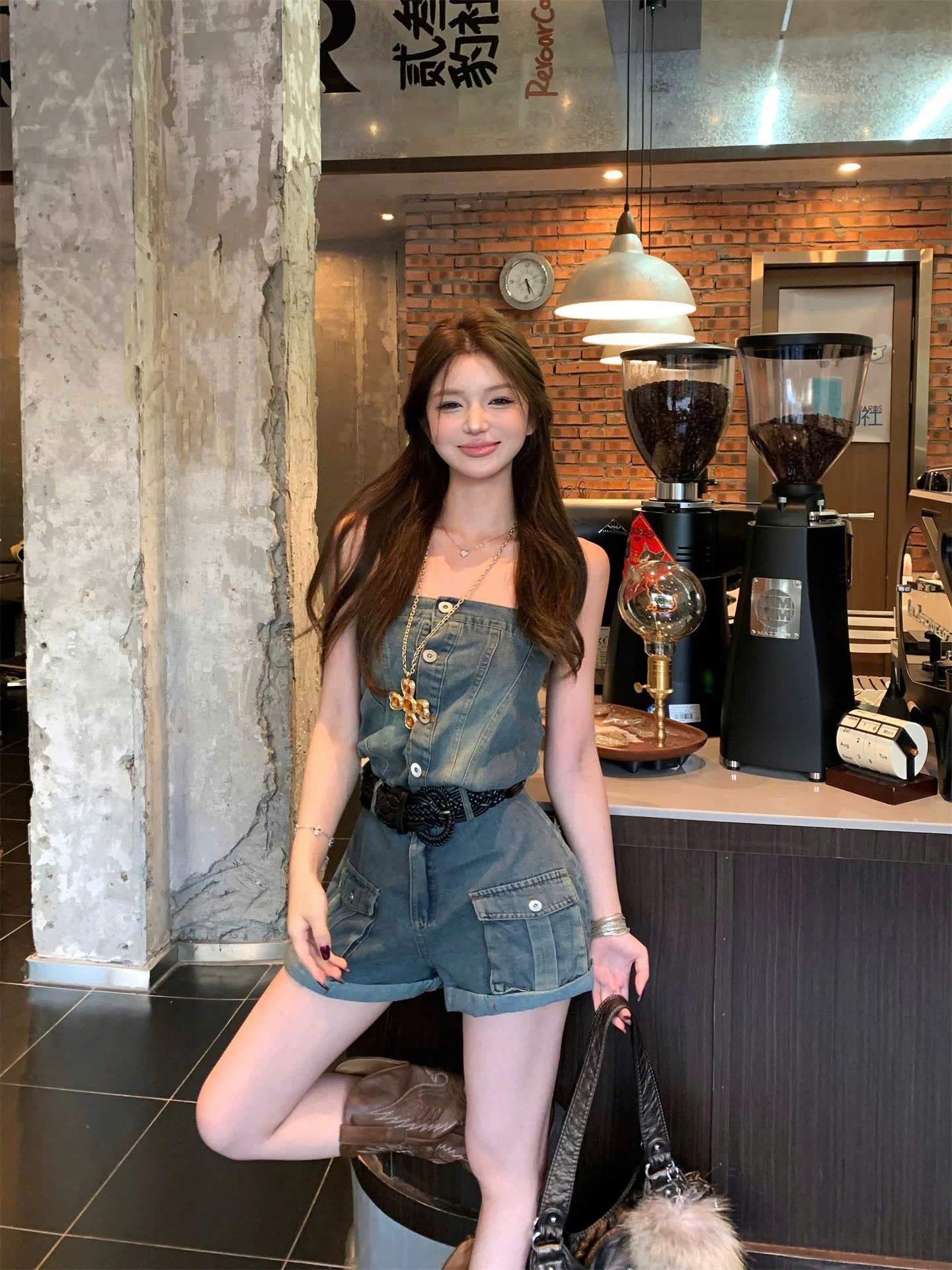 Jumpsuit jean siêu cưng siêu chất
