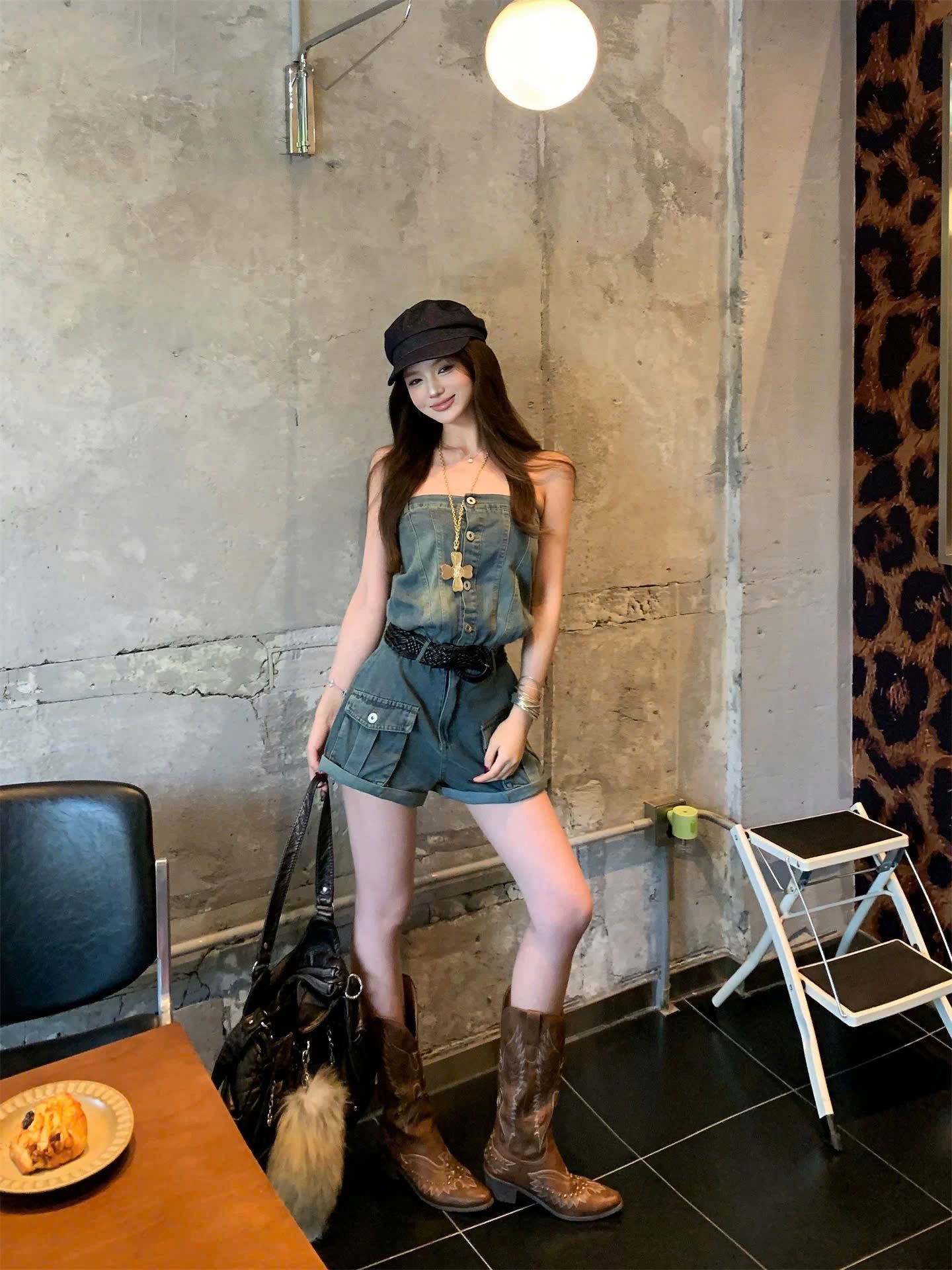 Jumpsuit jean siêu cưng siêu chất