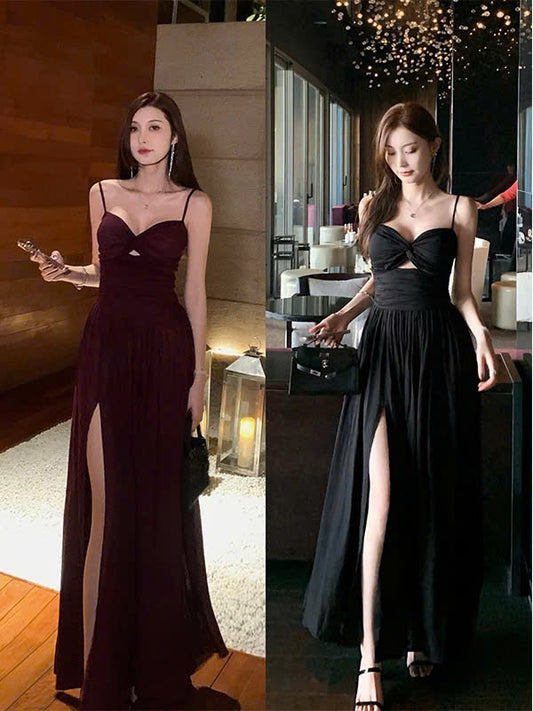 Đầm dài cúp ngực xẻ tà đi tiệc