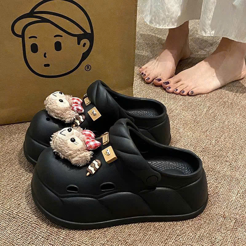 Dép sục cute đế cao siêu êm chân