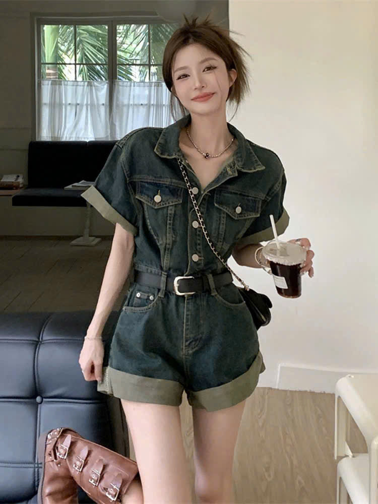 Áo liền quần jean cực chất
