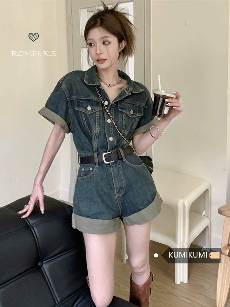 Áo liền quần jean cực chất