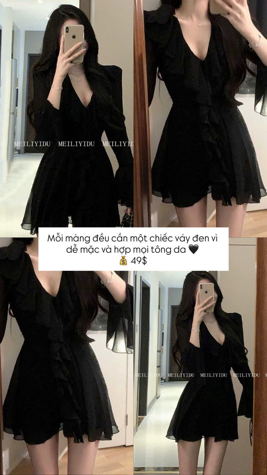 Đầm đen tôn dáng cần thiết của mọi cô gái