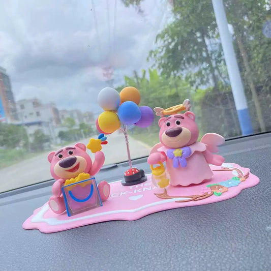 Dán xe gấu dâu ngọt ngào