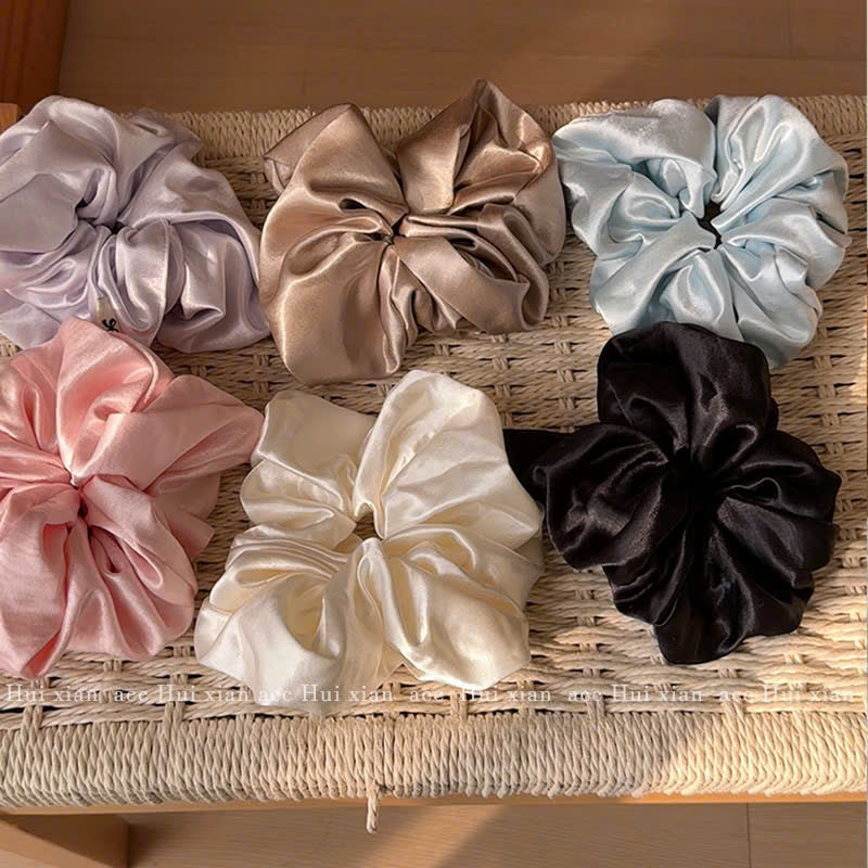 Cột tóc scrunchies xinh xỉu nhiều kiểu