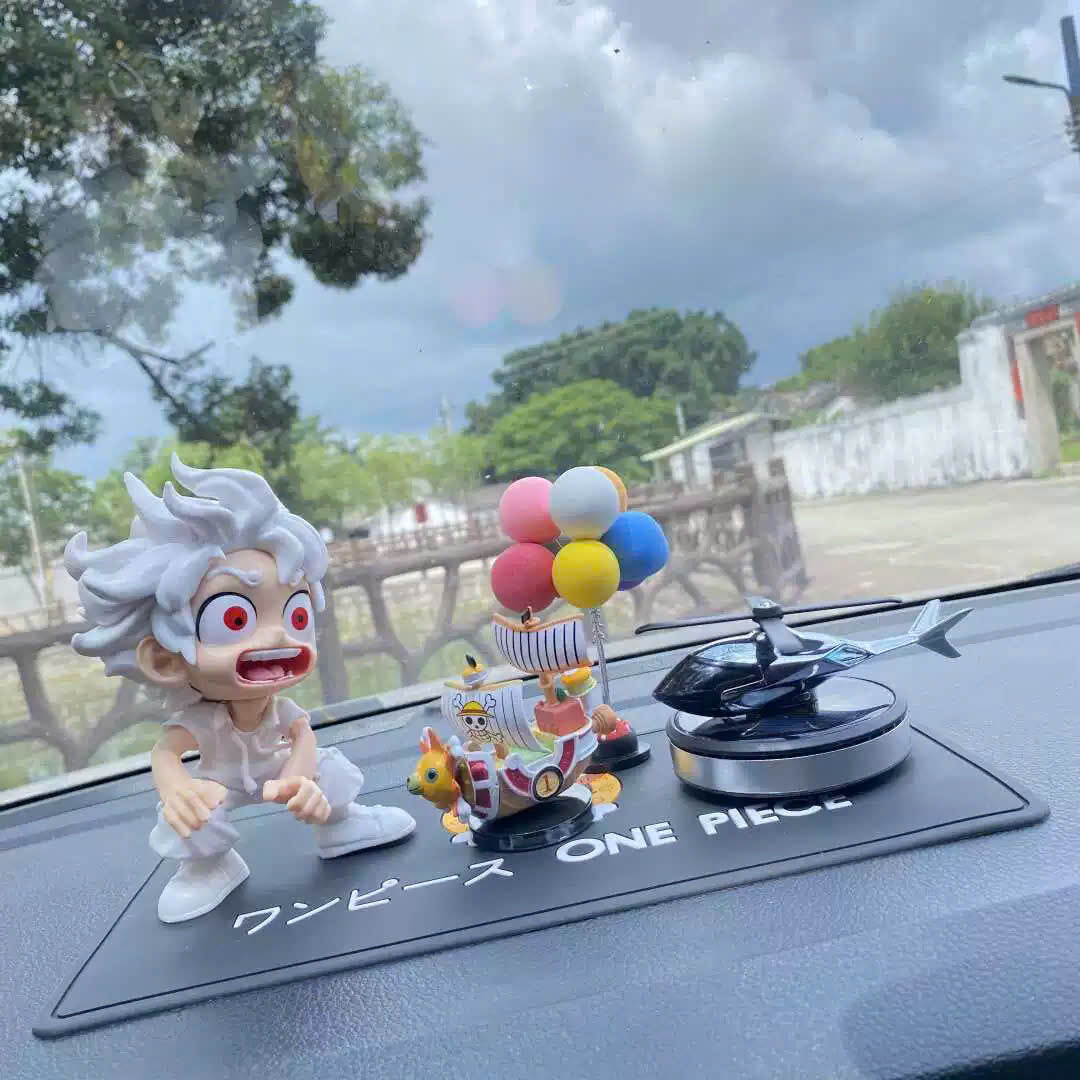 Dán xe hoạt hình One Piece Đảo Hải Tặc chibi dễ thương
