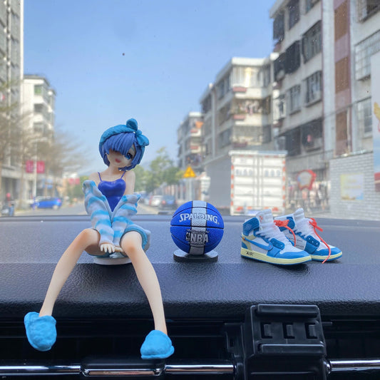 Dán xe hoạt hình anime chân dài dễ thương