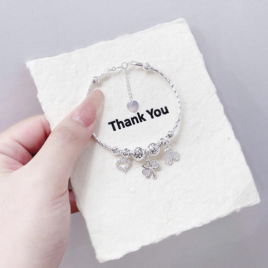 Lắc bạc mix charm mẫu mới xinh xỉu