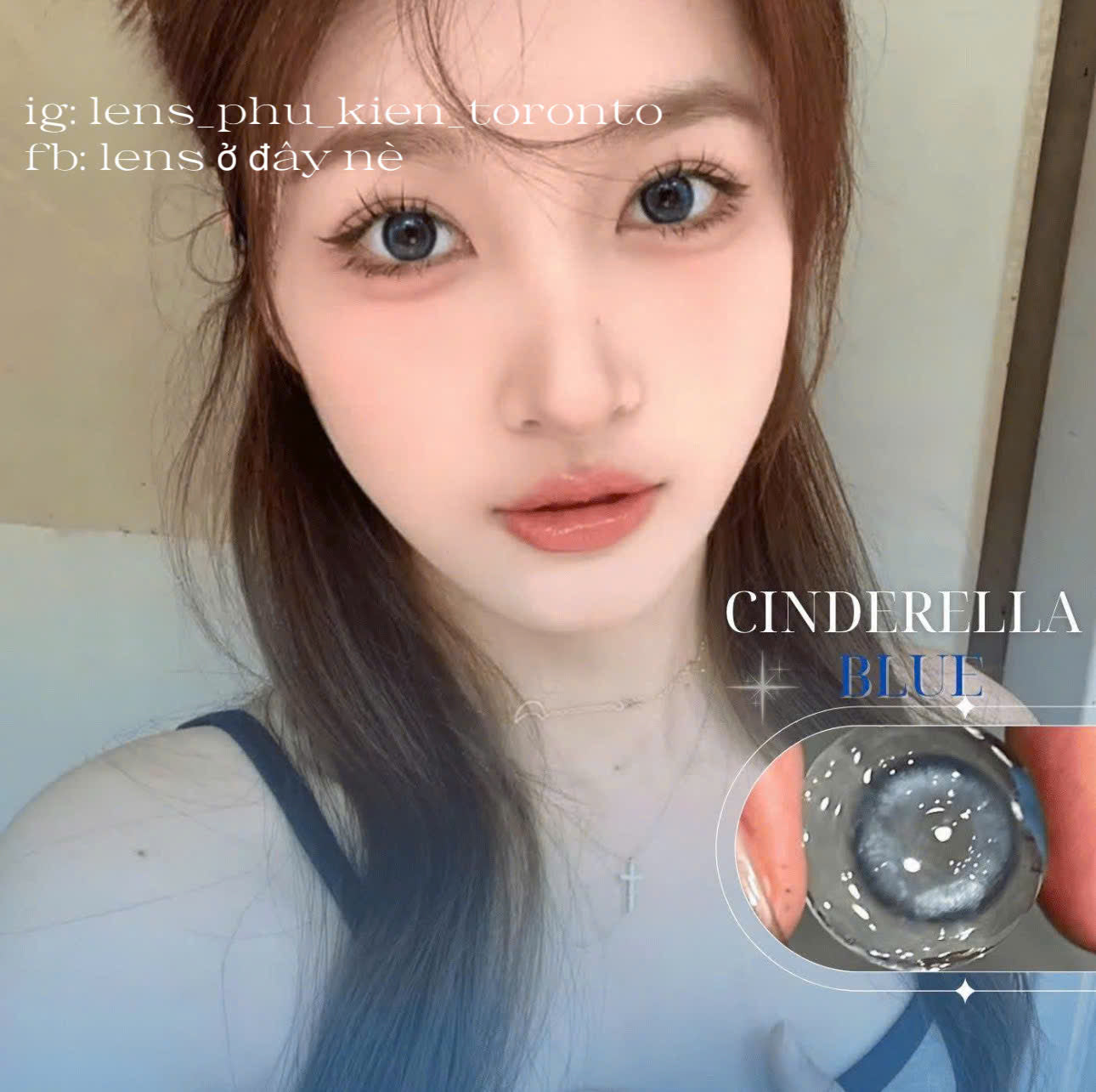 Contact Lens - Cinderella Blue