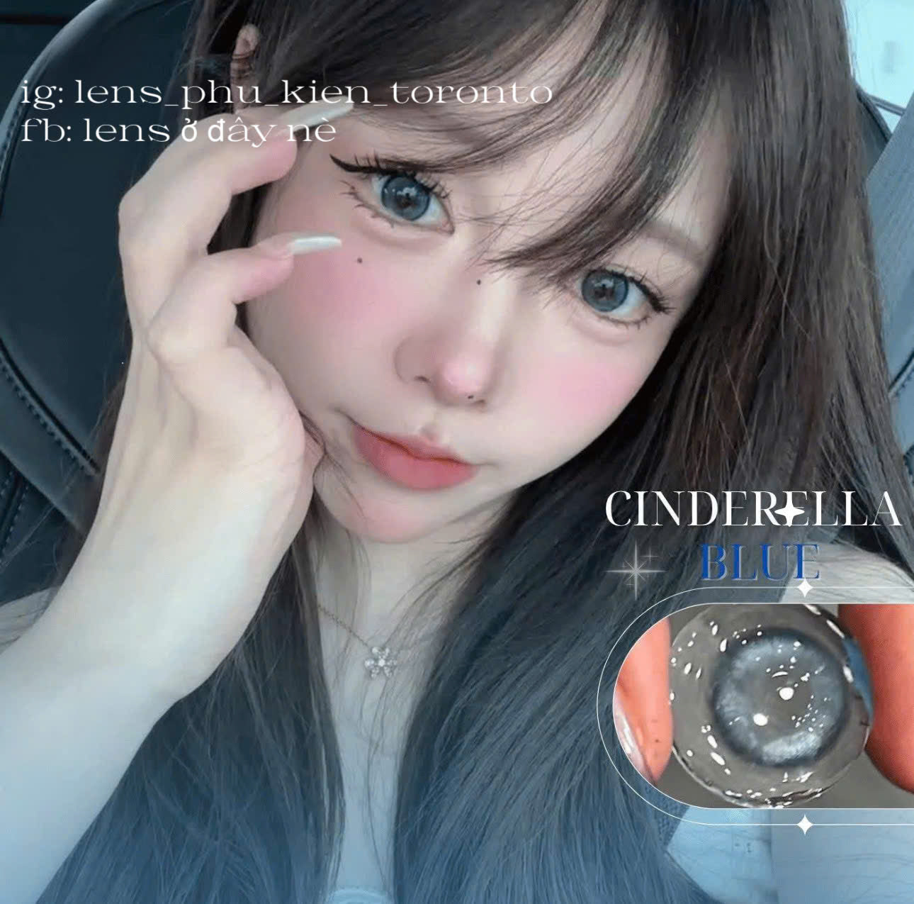 Contact Lens - Cinderella Blue