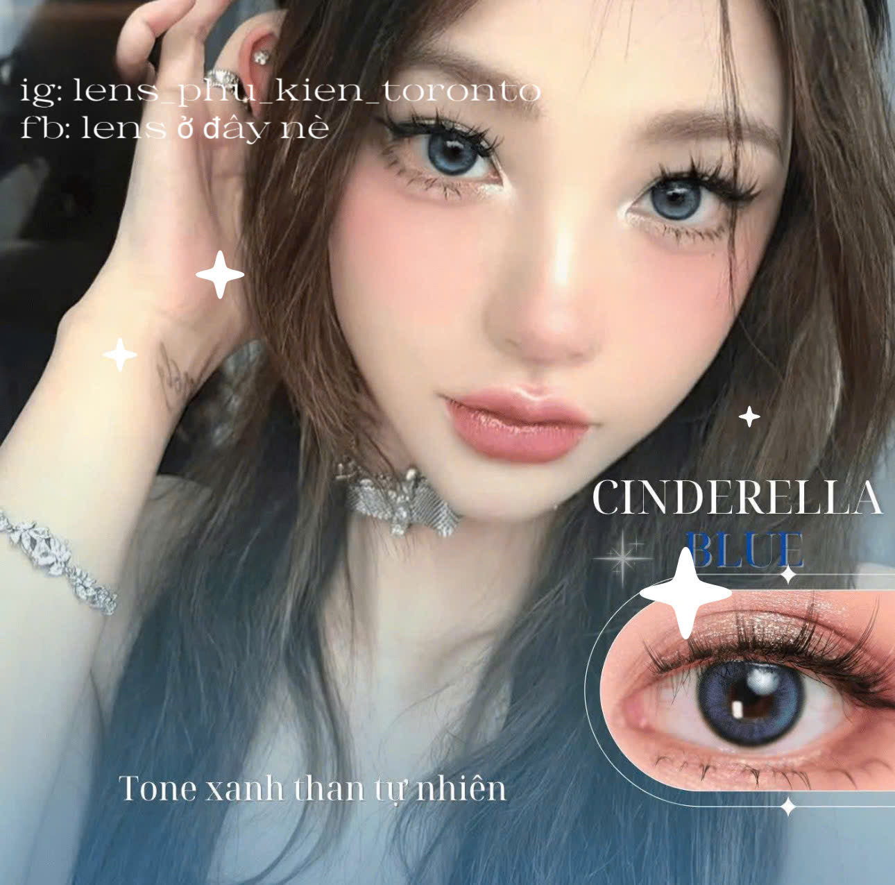 Contact Lens - Cinderella Blue