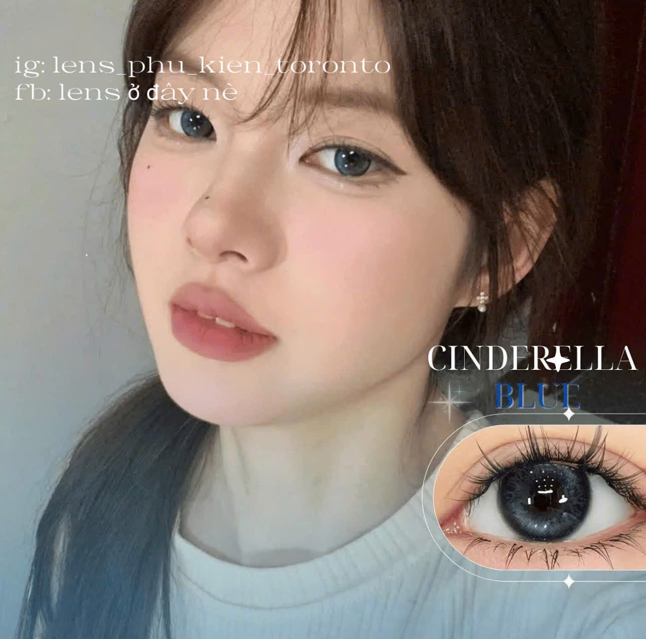 Contact Lens - Cinderella Blue