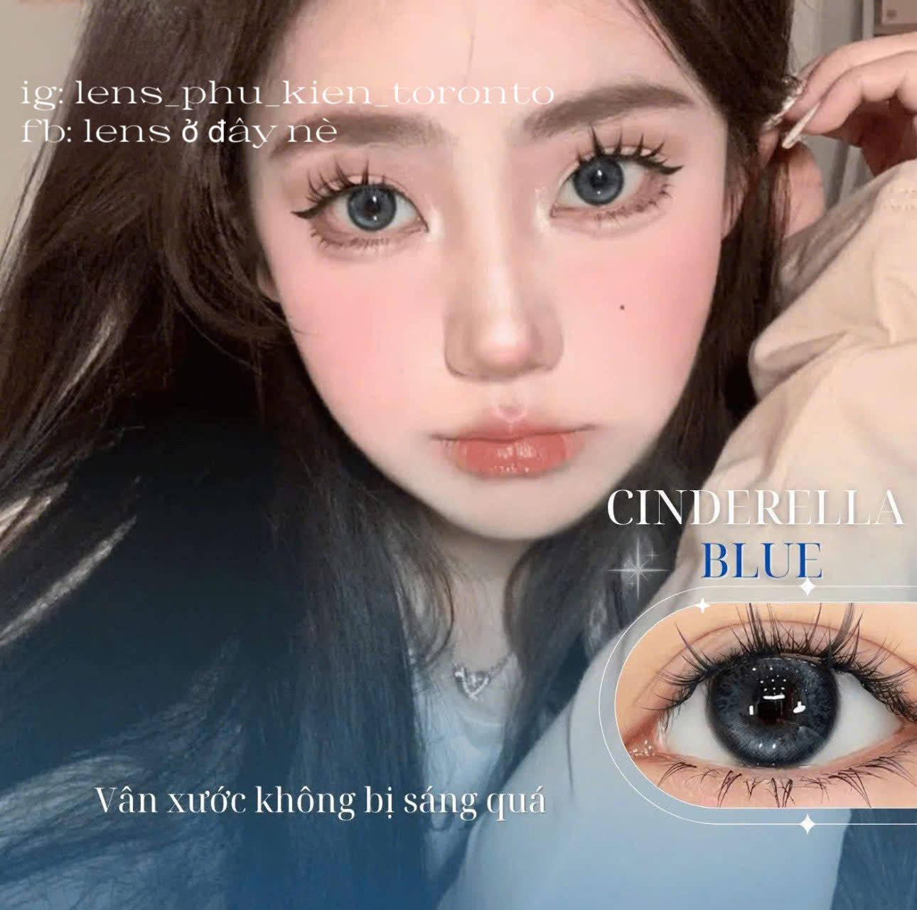Contact Lens - Cinderella Blue