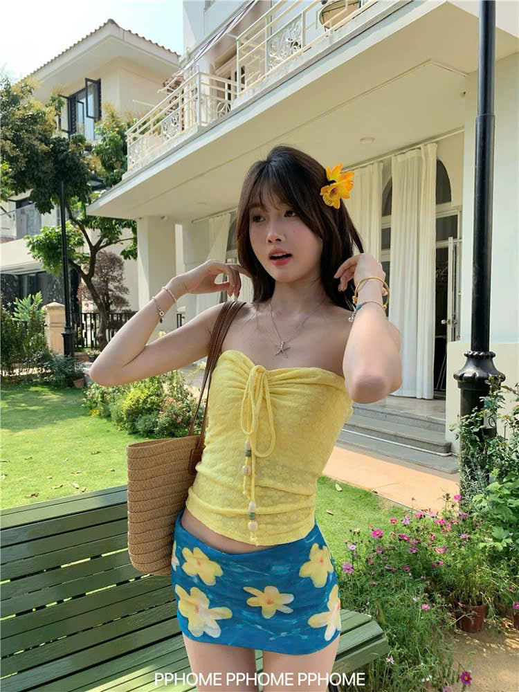 Áo quây, áo ống cột nơ slay
