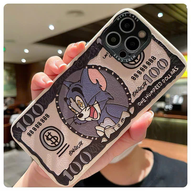 Ốp lưng IP Tom và Jerry tờ tiền