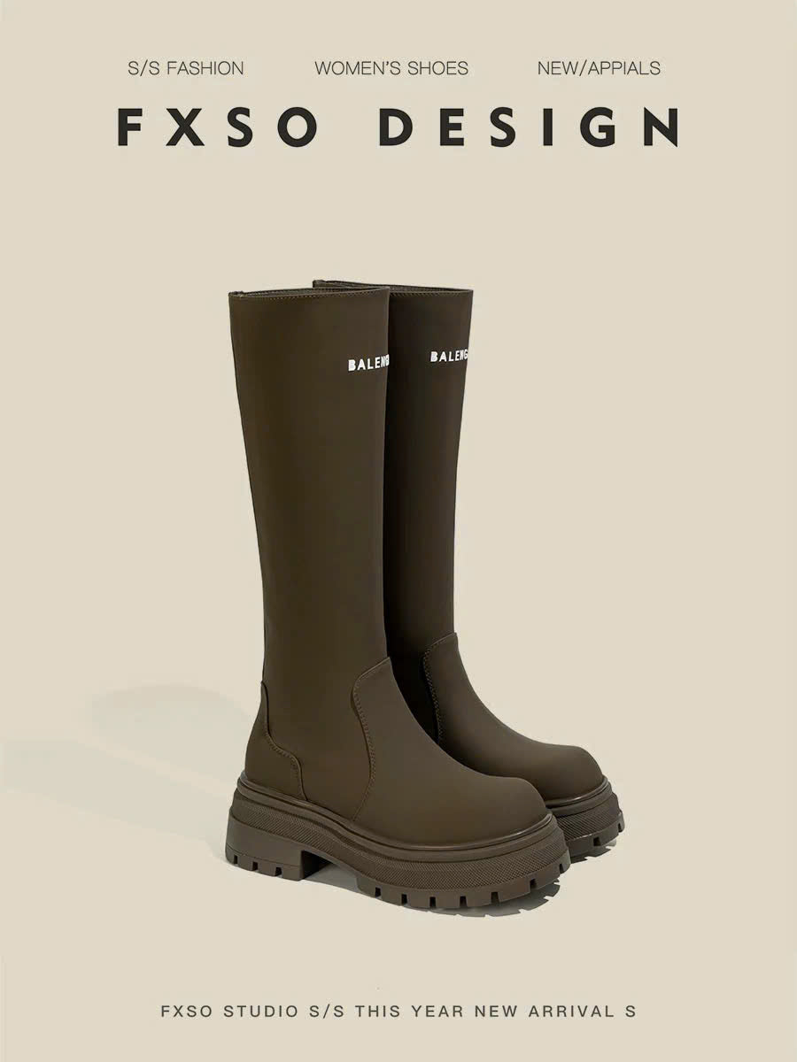 Giày boots đế cao Balen