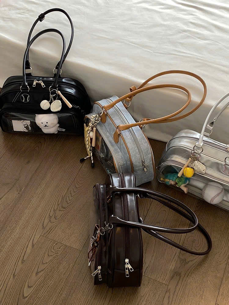 Túi đeo vai Chubby Bag ngăn trong suốt