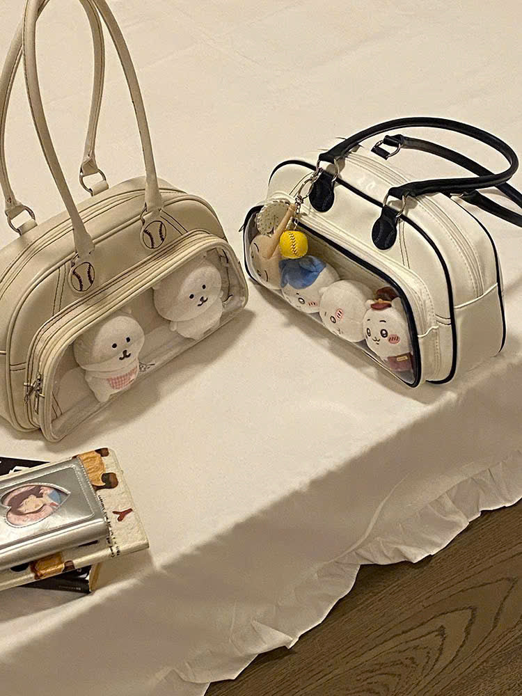 Túi đeo vai Chubby Bag ngăn trong suốt
