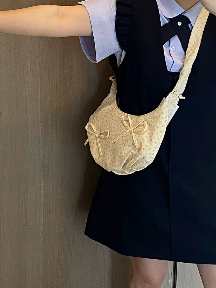 Túi vải dây nhún đeo 2 kiểu