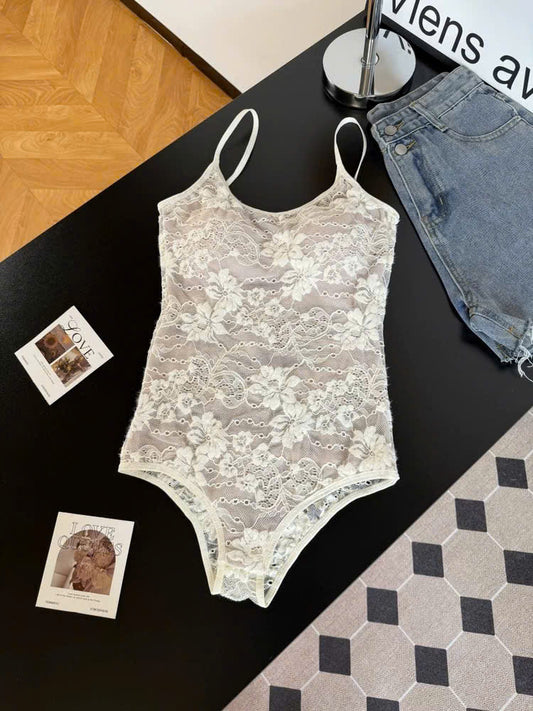 Jumpsuit ren quyến rũ