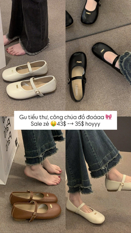 Giày búp bê mũi nhọn gom order cực rẻ