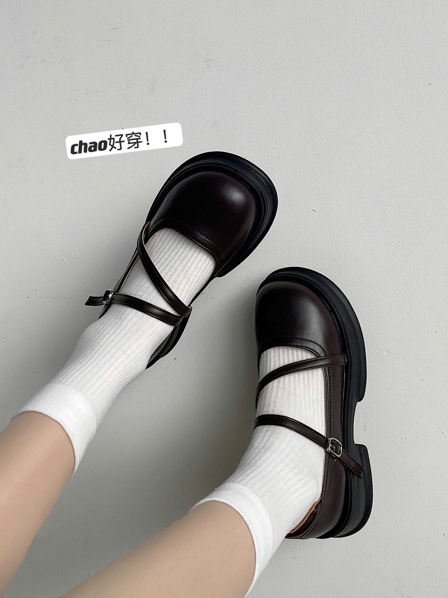 Giày Mary Jane đế cao gom order cực mềm